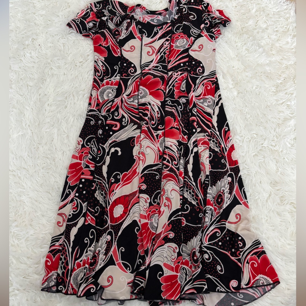 Sami & Jo Black Floral Mini Dress